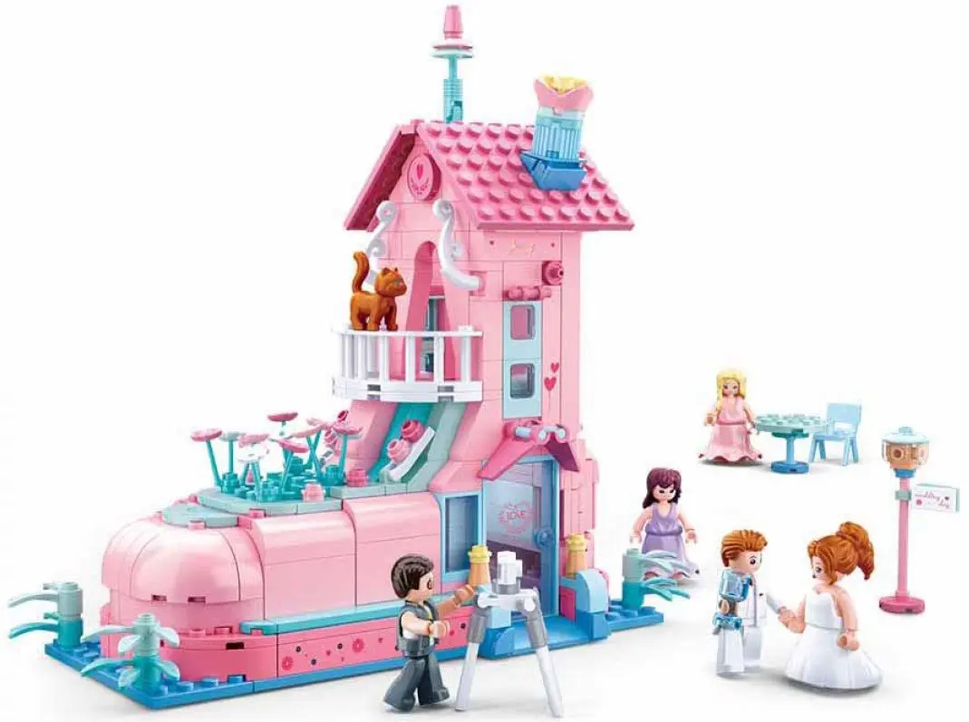 Constructor Sluban Girl's Dream Happy Diary Wedding Room M38-B0770