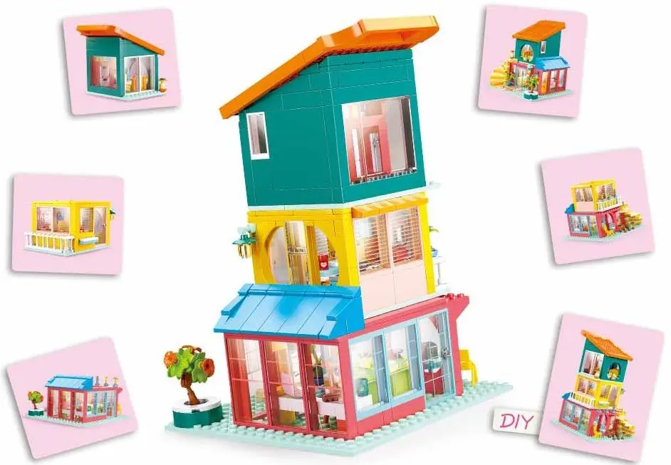 Constructor Sluban Girl's Dream Jenga House M38-B1090 - 3