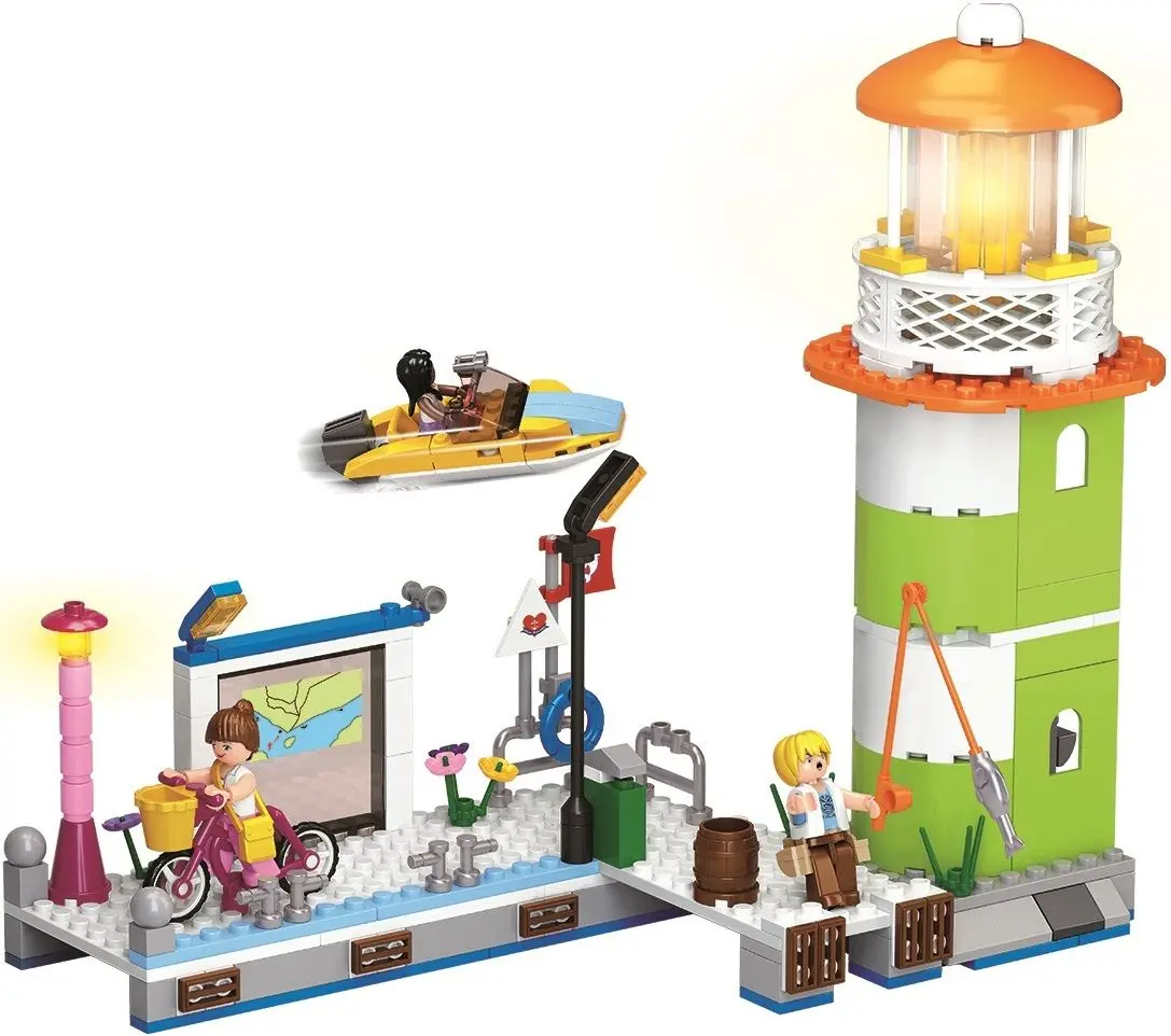 Constructor Sluban Girl's Dream Lighthouse & Pier M38-B0607 - 2
