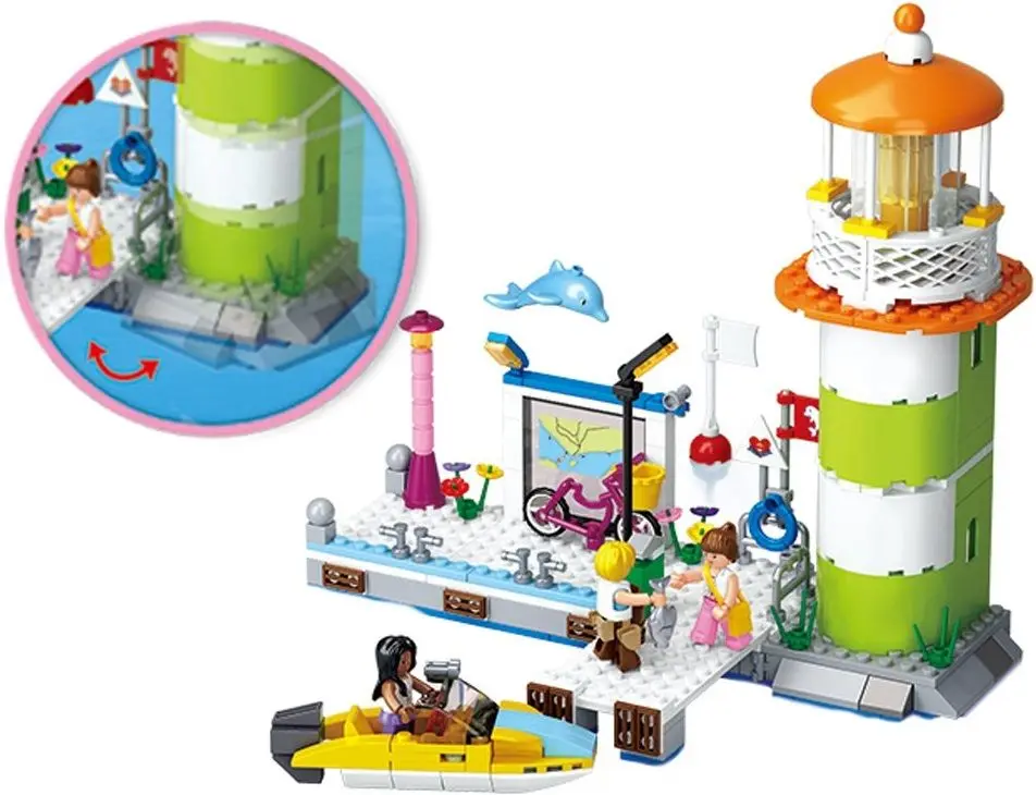 Constructor Sluban Girl's Dream Lighthouse & Pier M38-B0607 - 3