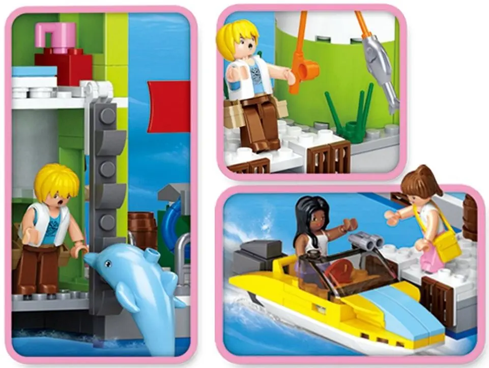 Constructor Sluban Girl's Dream Lighthouse & Pier M38-B0607 - 4