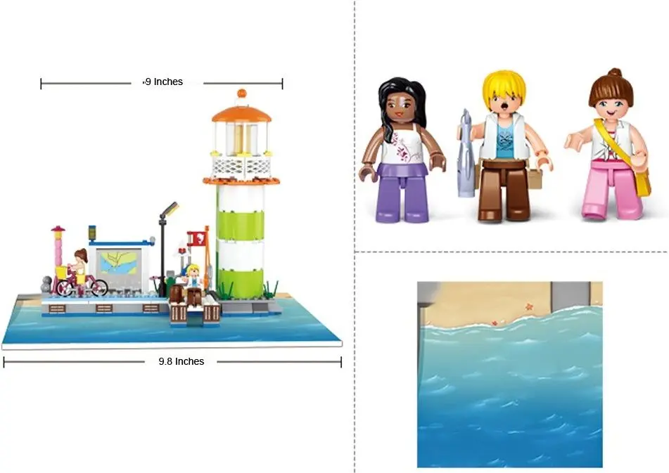 Constructor Sluban Girl's Dream Lighthouse & Pier M38-B0607 - 5