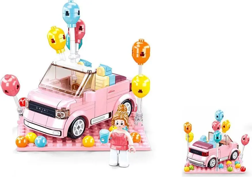 Constructor Sluban Girl's Dream MiniQ Open-topped Car M38-B1086 - 2
