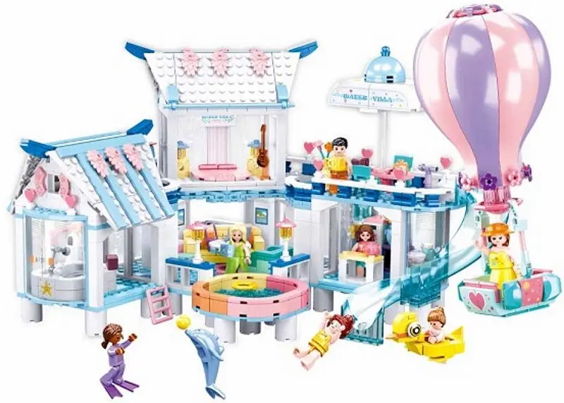 Constructor Sluban Girl's Dream Sea View Pool Villa M38-B0929