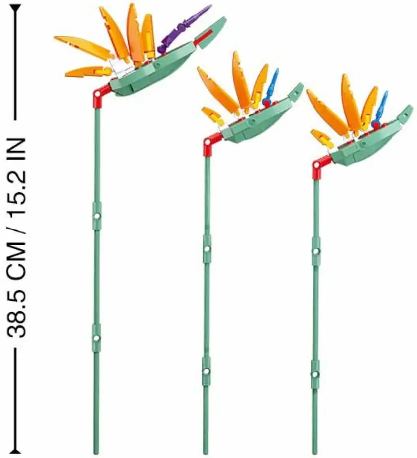 Constructor Sluban Girl's Dream Strelitzia Queen Aiton M38-B1121C - 2
