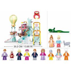 Constructor Sluban Girls Dream Happy Diary Skiing Holiday M38-B0962 Thumb