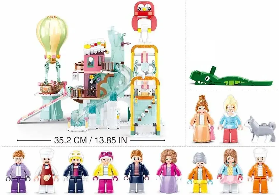Constructor Sluban Girls Dream Happy Diary Skiing Holiday M38-B0962
