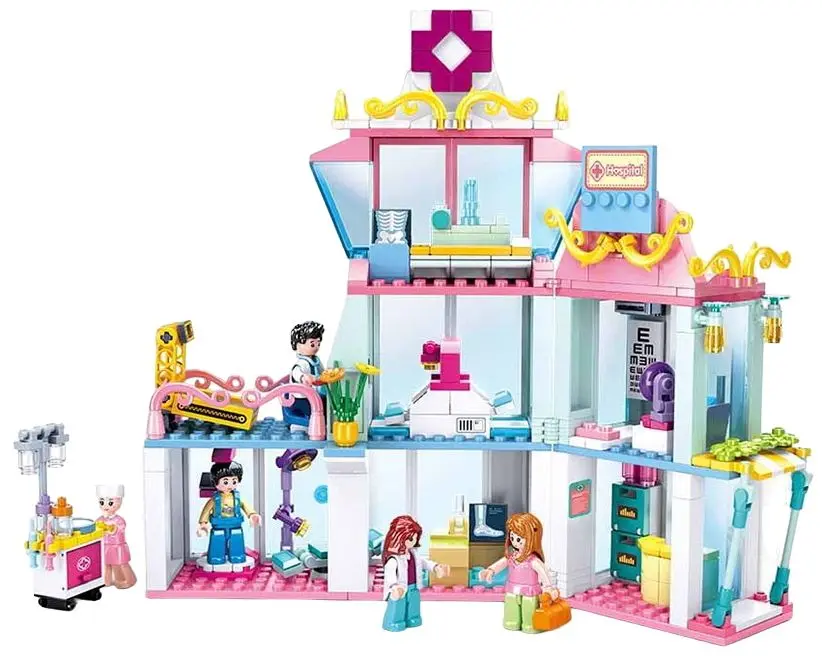 Constructor Sluban Girls Dream Hospital B0799 (Pink/White)