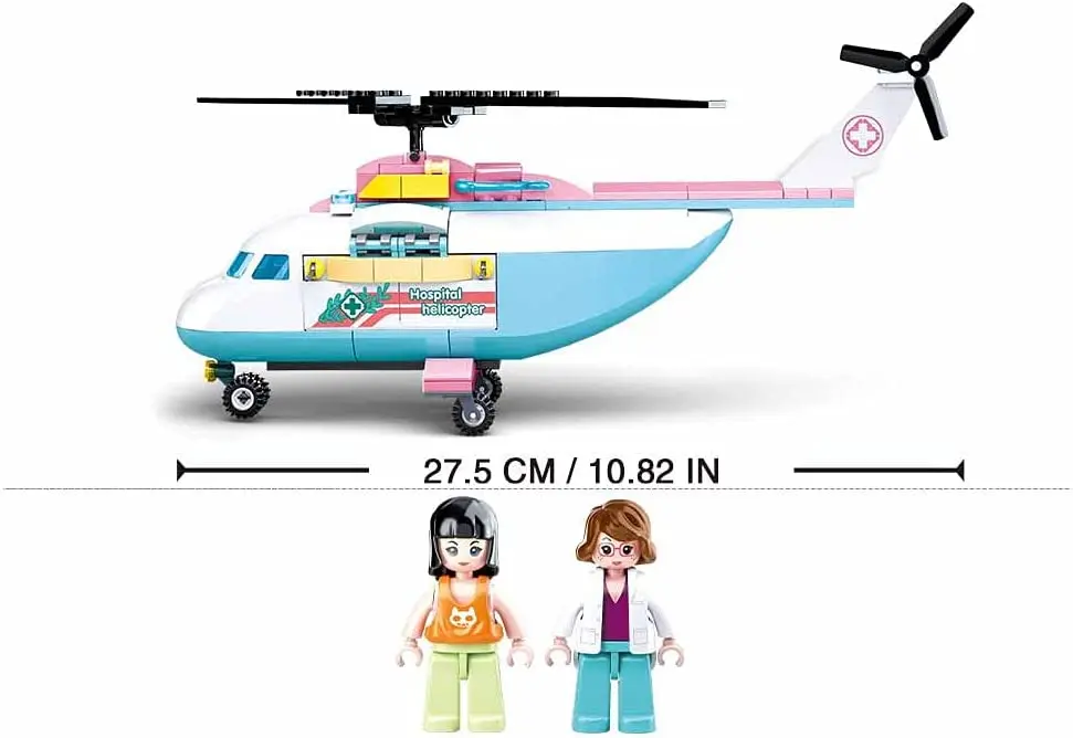Constructor Sluban Girls Dream Hospital Helicopter M38-B0798 - 3