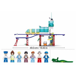 Constructor Sluban Metropolis Central Train Station M38-B1263 (Multicolor) Thumb