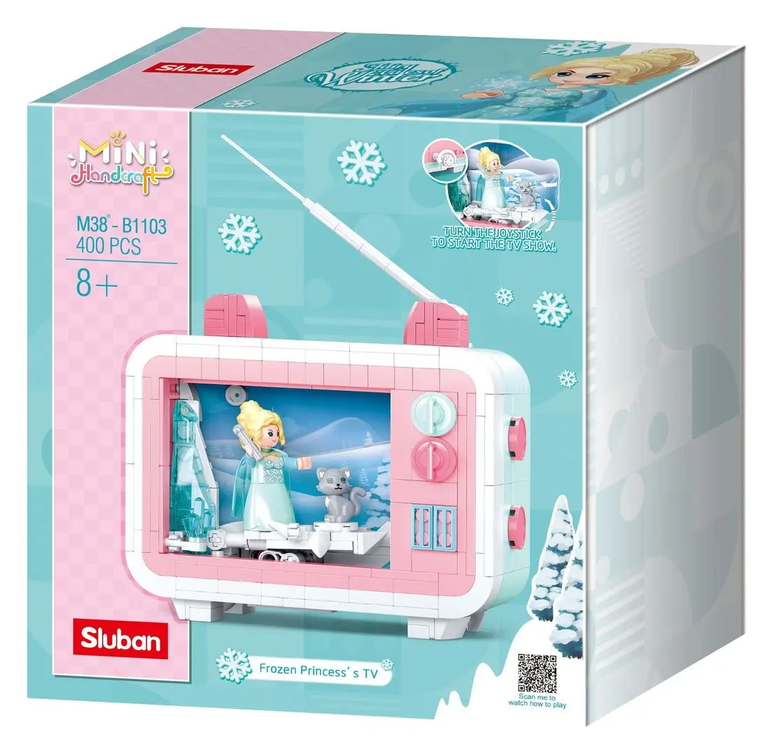 Constructor Sluban Mini Handcraft TV B1103 (White/Pink)