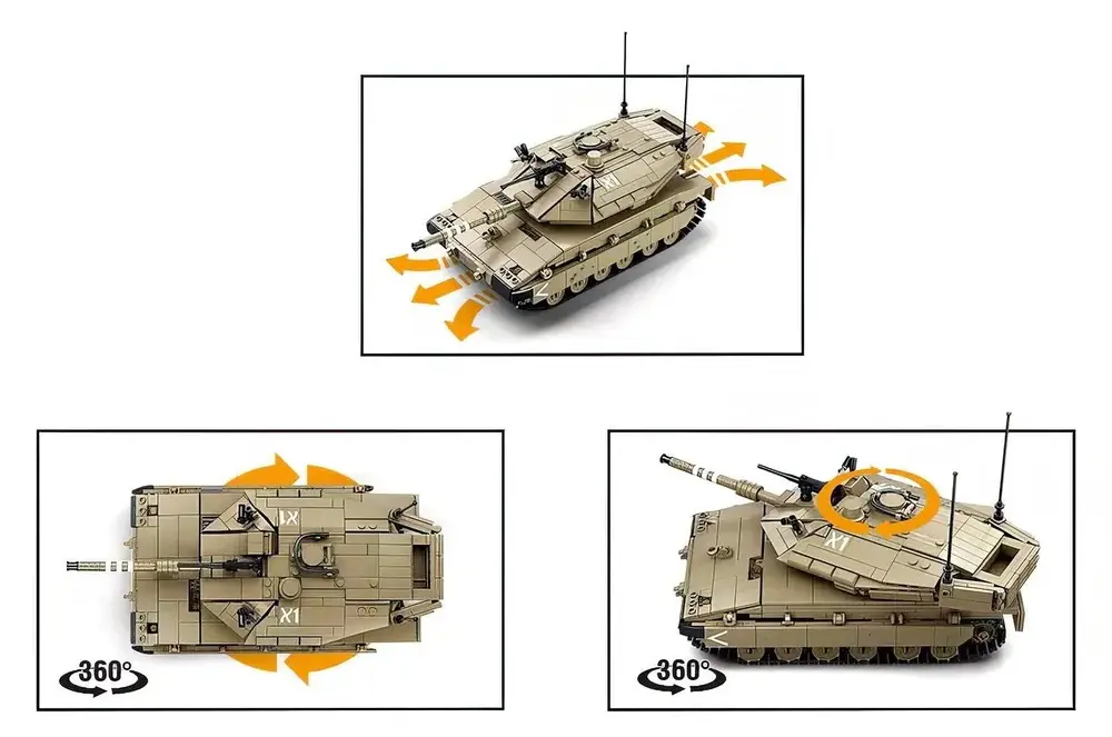 Constructor Sluban MK4 M38-B1022 (Beige)