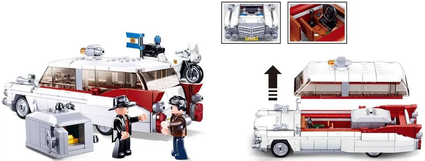 Constructor Sluban Model Bricks American Robbers Car M38-B1099 - 2