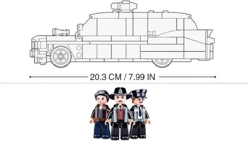 Constructor Sluban Model Bricks American Robbers Car M38-B1099 - 3