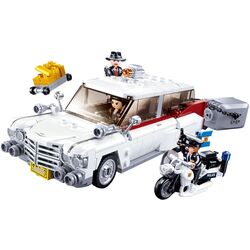 Constructor Sluban Model Bricks American Robbers Car M38-B1099