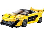 Constructor Sluban Model Bricks English Super Car Yellow M38-B0956