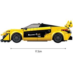 Constructor Sluban Model Bricks English Super Car Yellow M38-B0956 Thumb