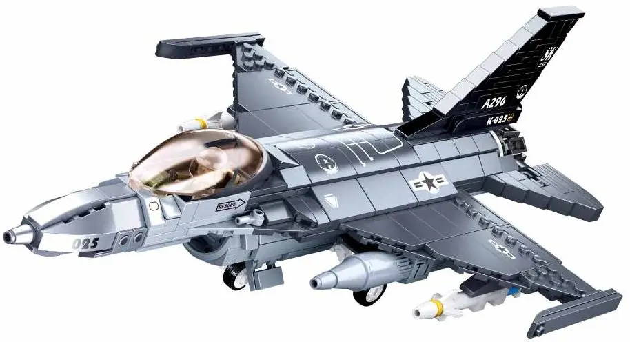 Constructor Sluban Model Bricks F-16C Falcon Fighter M38-B0891