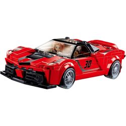 Constructor Sluban Model Bricks Italian Super Car M38-B0955 (Red)