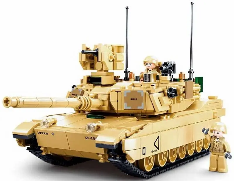 Constructor Sluban Model Bricks M1A2 SEP V2 Abrams M38-B0892