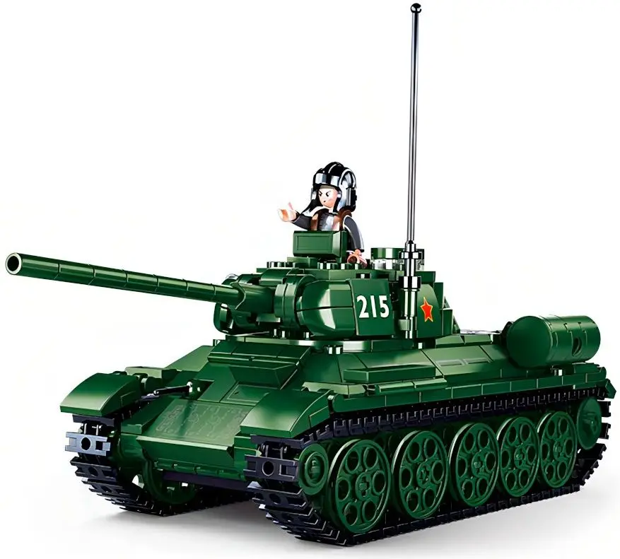 Constructor Sluban Model Bricks Medium Tank M38-B0982 (Green)
