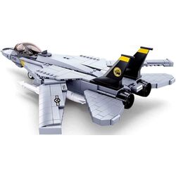 Constructor Sluban Model bricks Modern Jet Fighter M38-B0755 Thumb