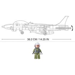 Constructor Sluban Model bricks Modern Jet Fighter M38-B0755 Thumb