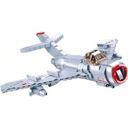 Constructor Sluban Model Bricks Old Russian Jet Fighter M38-B0983