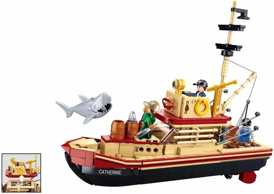 Constructor Sluban Model Bricks The Great Shark M38-B1118 - 2