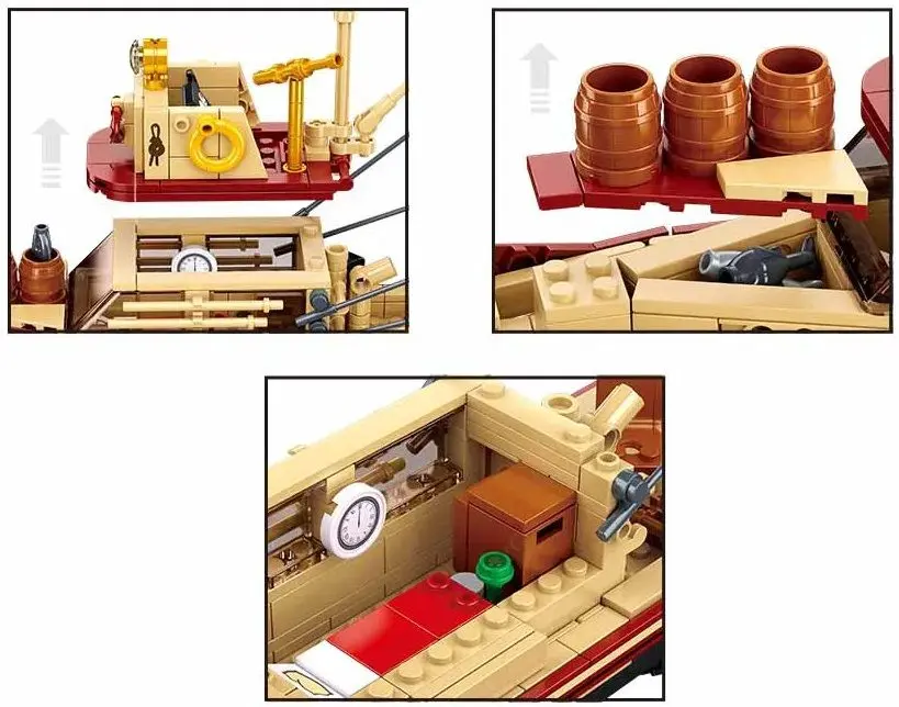 Constructor Sluban Model Bricks The Great Shark M38-B1118 - 5