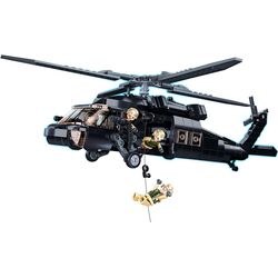 Constructor Sluban Model Bricks US Medical Army Helicopter M38-B1012