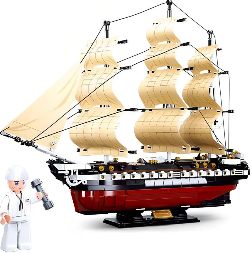 Constructor Sluban Model Bricks USS Frigate M38-B0836