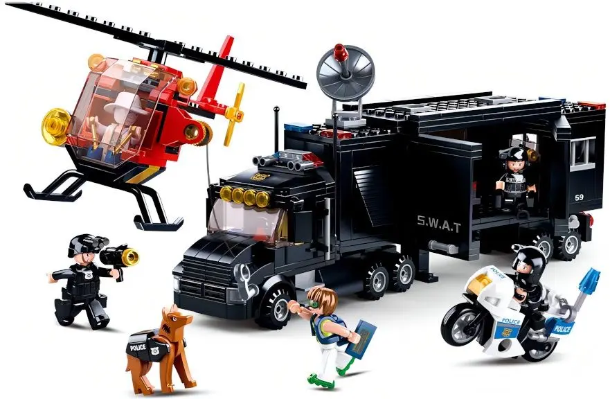 Constructor Sluban Police Mobile Control Centre of the Riot Police M38-B0659