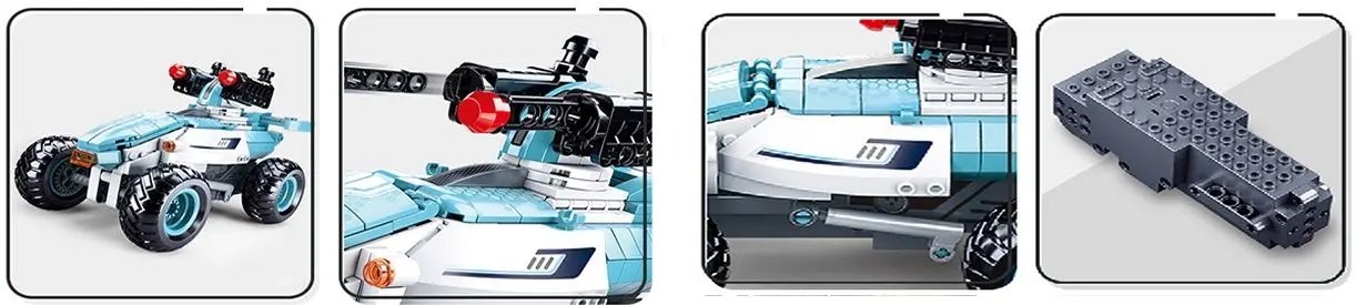 Constructor Sluban PowerBricks Snowmobile M38-B0992