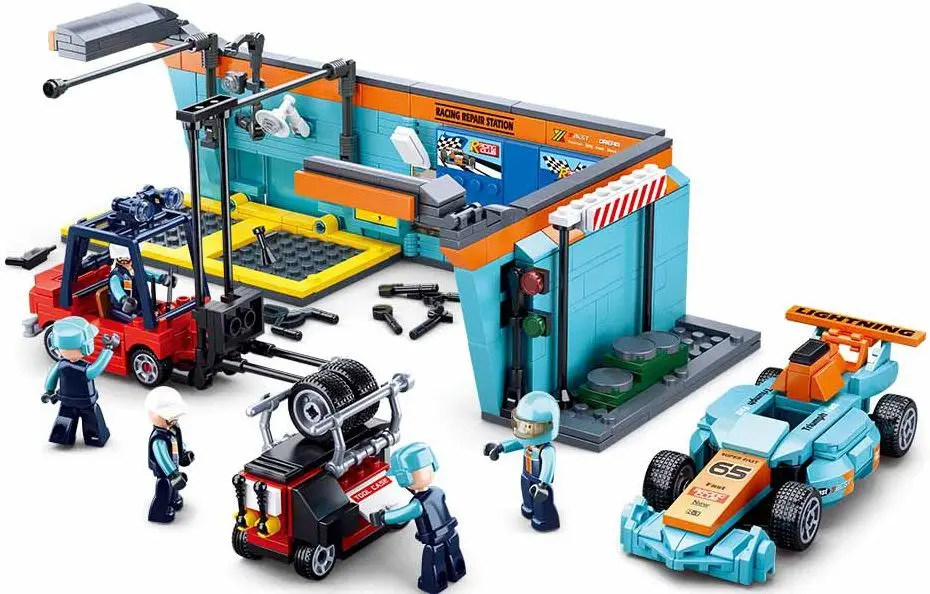 Constructor Sluban Racing Team Pit Lane M38-B0765 - 2