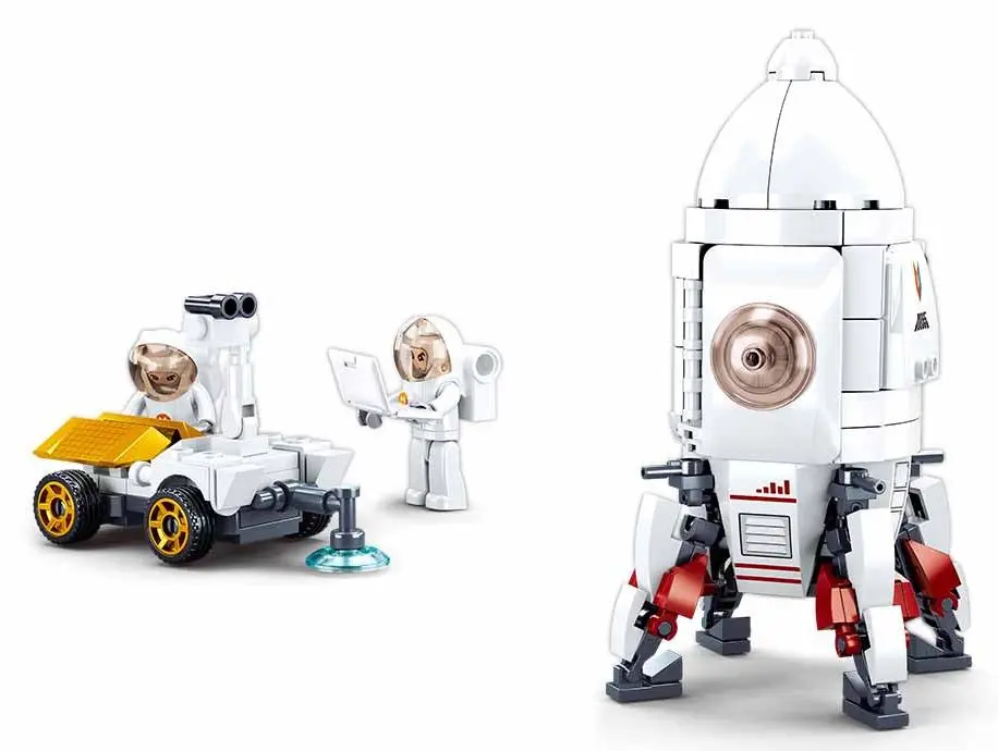 Constructor Sluban Space Saturn Landing Module (White) - 2