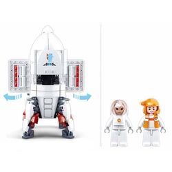 Constructor Sluban Space Saturn Landing Module (White) Thumb
