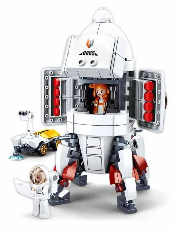 Constructor Sluban Space Saturn Landing Module (White)
