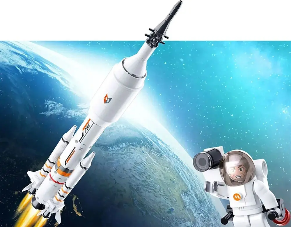 Constructor Sluban Space Saturn Rocket M38-B0735 - 3