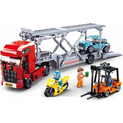 Constructor Sluban Town Car Transporter M38-B0880
