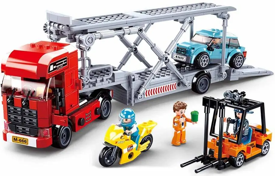 Constructor Sluban Town Car Transporter M38-B0880