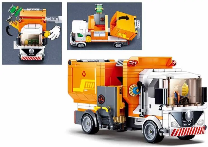 Constructor Sluban Town Garbage Truck M38-B1066