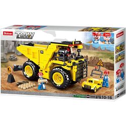 Constructor Sluban Town Mine Wagons B0806 (Yellow) Thumb