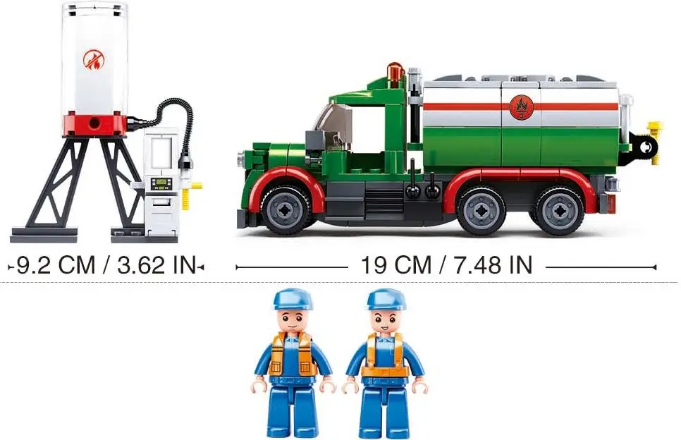 Constructor Sluban Town Tank Truck M38-B0878 - 4