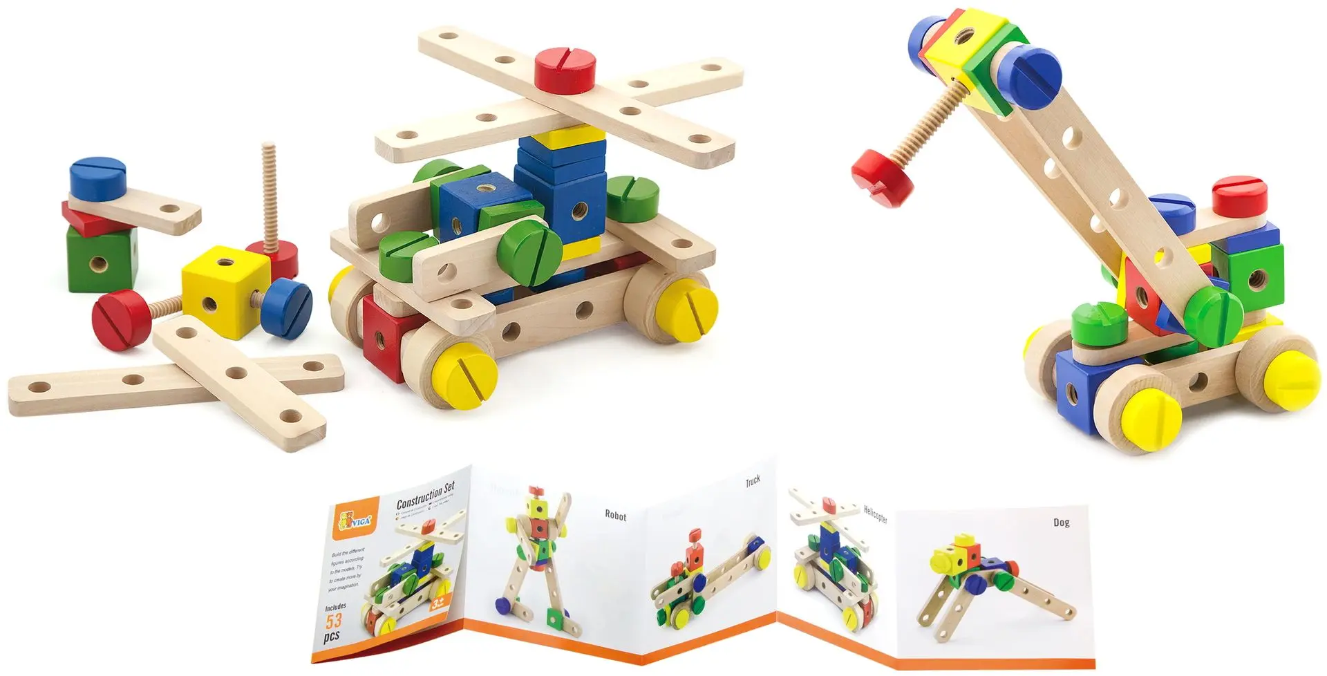 Constructor Viga Toys 50490 (Multicolor) - 2