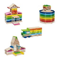 Constructor Viga Toys Architecture Block 50956 (Multicolor) Thumb