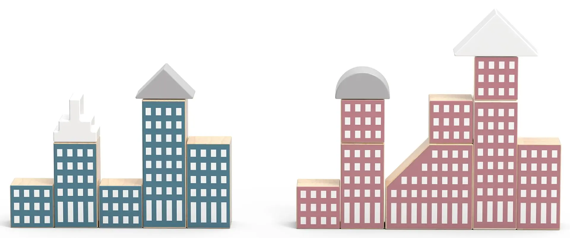 Constructor Viga Toys PolarB Modern City 44040 (Multicolor) - 3