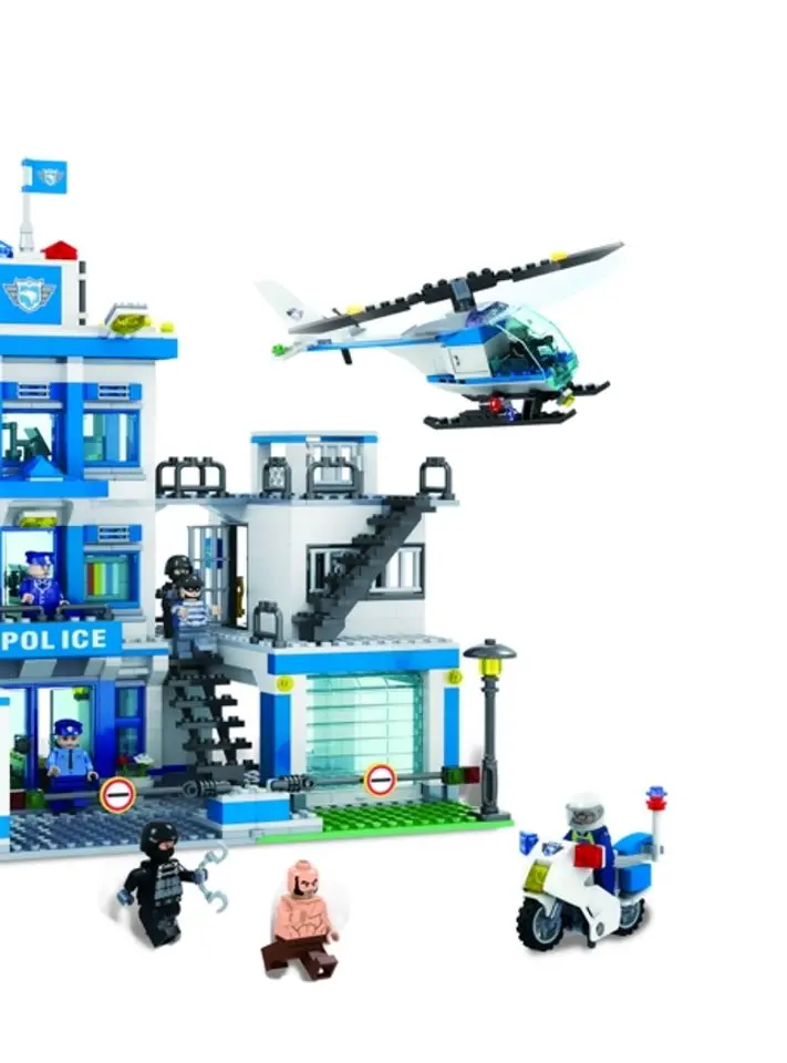 Конструктор Winner City Police 1204 (Blue/White)