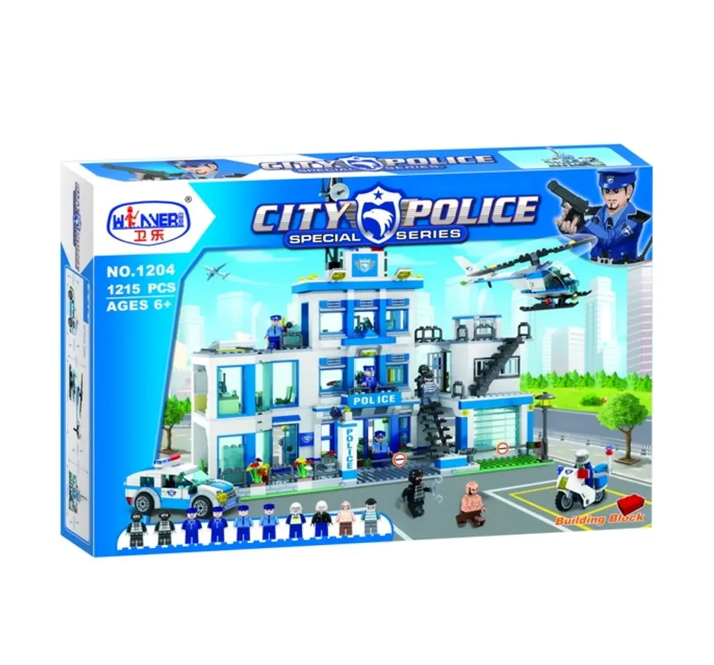 Конструктор Winner City Police 1204 (Blue/White)