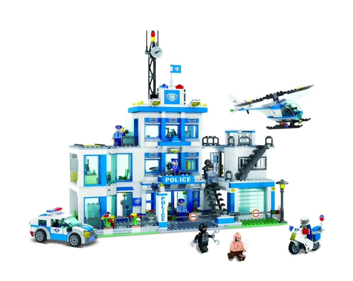 Конструктор Winner City Police 1204 (Blue/White)